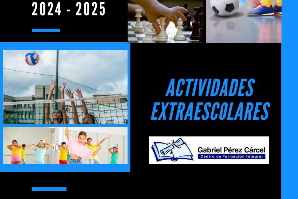 ACTIVIDADES EXTRAESCOLARES CURSO 2024-2025